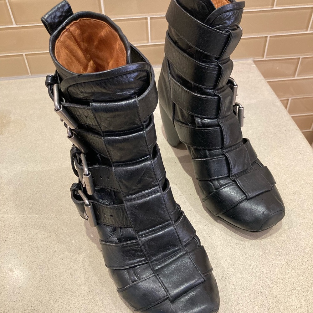 Marc Jacobs buckle boots